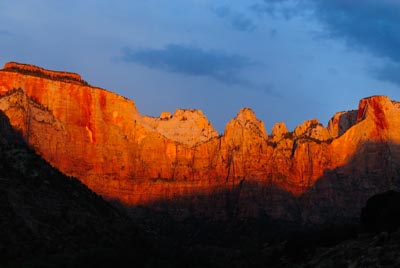 Paysages du Canyon de Zion dans l'Utah aux Etats-Unis. Photographies par Amar Guillen.