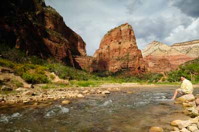 Paysages du Canyon de Zion dans l'Utah aux Etats-Unis. Photographies par Amar Guillen.