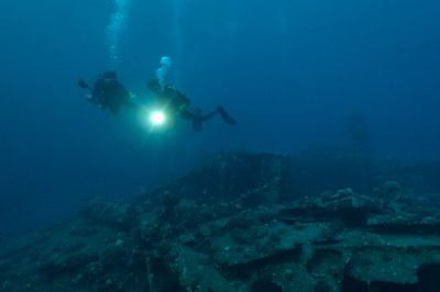 L'épave du Krisoula K. en Mer Rouge. Photographies par Amar Guillen.