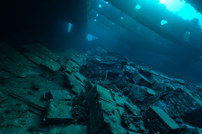 L'épave du Krisoula K. en Mer Rouge. Photographies par Amar Guillen.