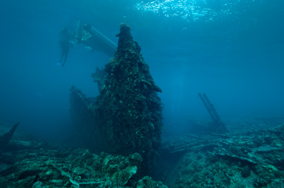 L'épave du Krisoula K. en Mer Rouge. Photographies par Amar Guillen.