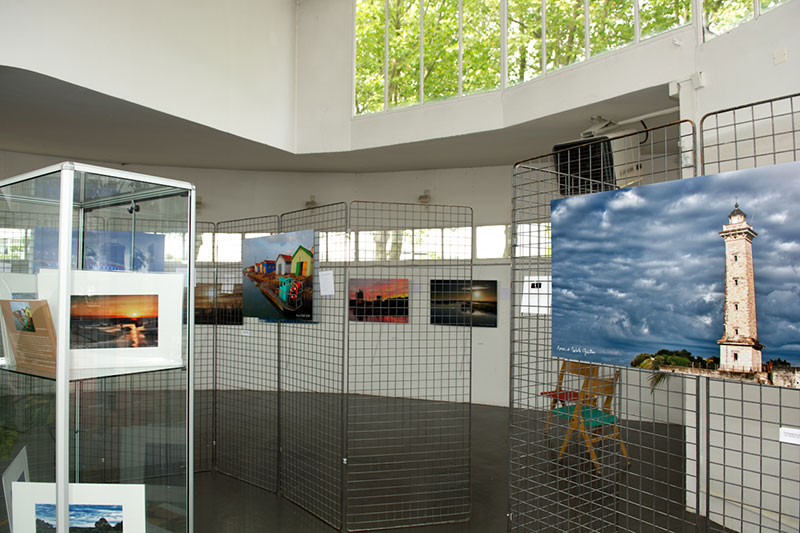 photo exhibition in Royan, France. Gallery of Cours de l'Europe