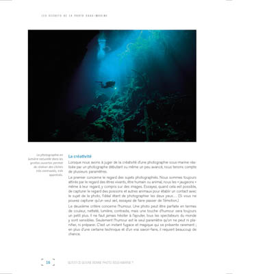 Le livre Les Secrets de la Photo Sous-Marine. Photographies et textes par Isabelle et Amar Guillen.