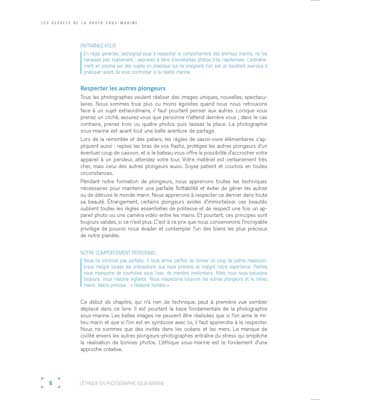 Le livre Les Secrets de la Photo Sous-Marine. Photographies et textes par Isabelle et Amar Guillen.