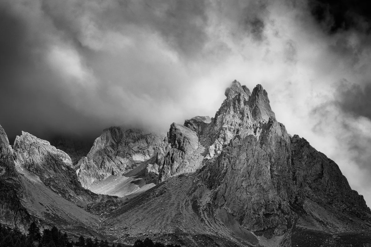 La main de Crépin dans la vallée de la Clarée dans les Hautes-Alpes