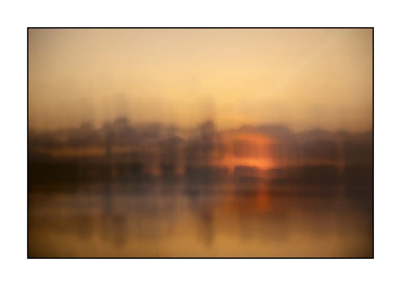 Impression of the Dombes IX - Artistic and Creative Interpretation of a Landscape of the Dombes, France impression/009-impressions-de-la-dombes/en/09-landscape-pond-dombes-ICM-2214-32I