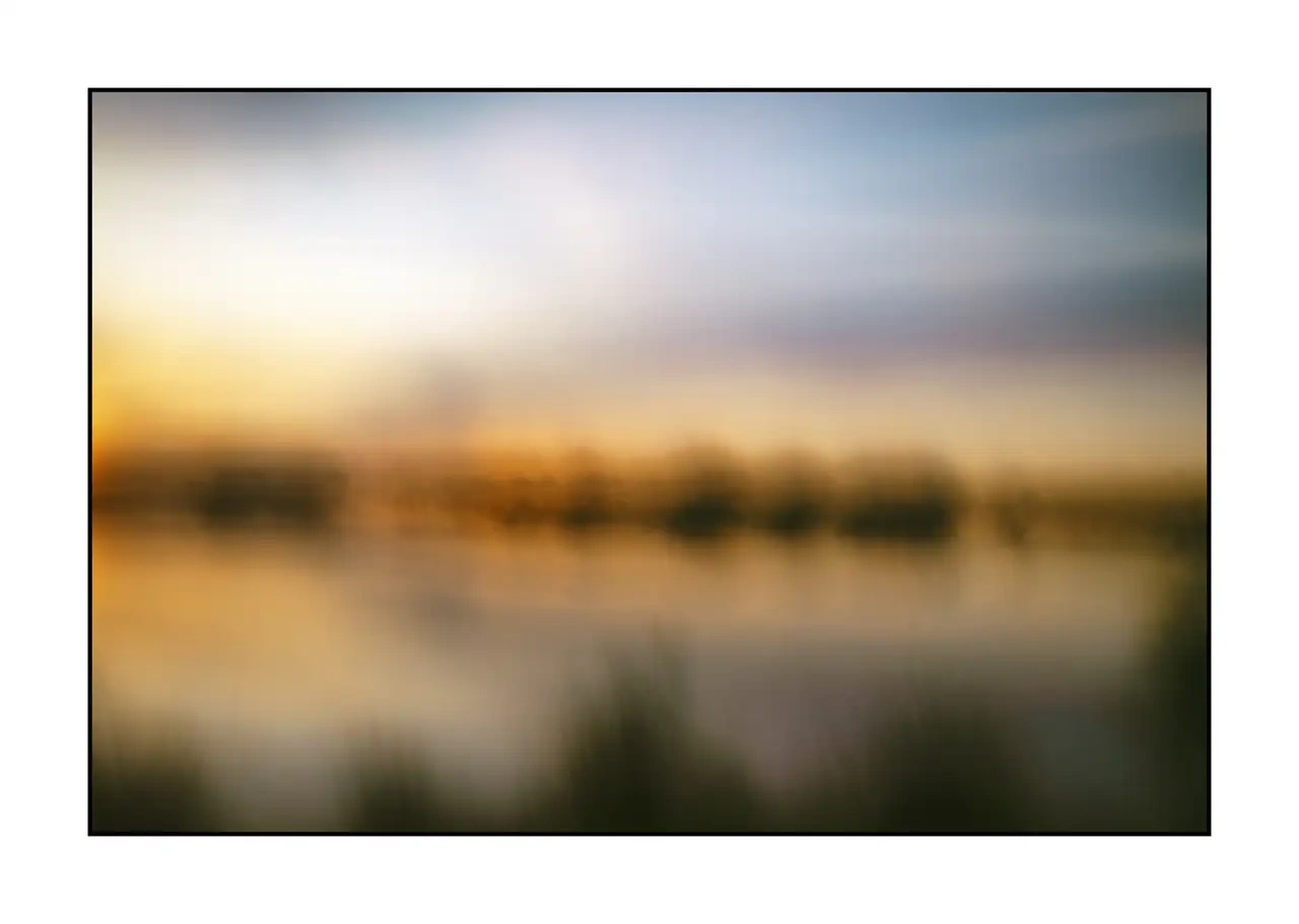 Impression of the Dombes XII - Artistic and Creative Interpretation of a Landscape of the Dombes, France impression/009-impressions-de-la-dombes/en/12-landscape-pond-dombes-ICM-2217-32I