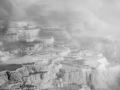 Snowy landscape of yellowstone in winter. Snowy landscape of yellowstone in winter.