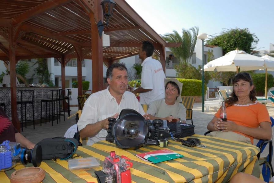 Ambiance des stages photo sous-marine avec Amar Guillen, Photogr Ambiance des stages photo sous-marine avec Amar Guillen, Photogr