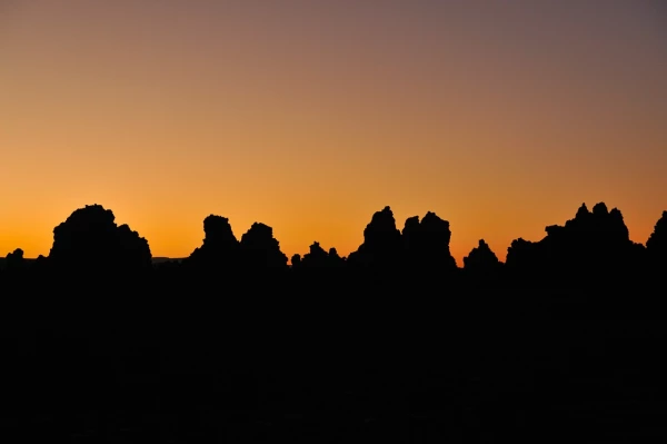 Paysage de Lac Abbé à Djibouti. Paysage de Lac Abbé à Djibouti.