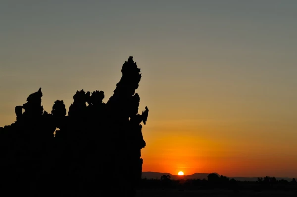Paysage de Lac Abbé à Djibouti. Paysage de Lac Abbé à Djibouti.