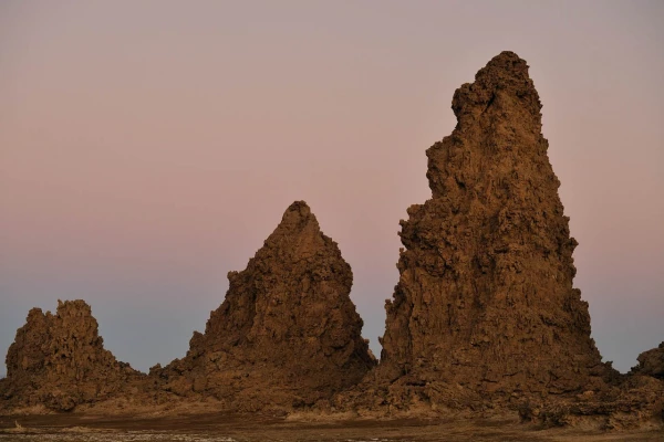 Paysage de Lac Abbé à Djibouti. Paysage de Lac Abbé à Djibouti.