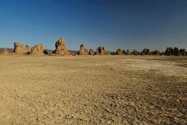 Paysage de Lac Abbé à Djibouti. Paysage de Lac Abbé à Djibouti.