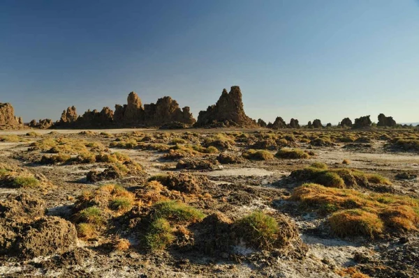 Paysage de Lac Abbé à Djibouti. Paysage de Lac Abbé à Djibouti.