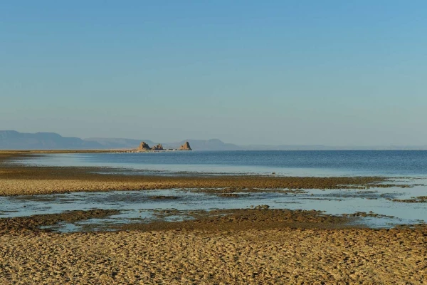 Paysage de Lac Abbé à Djibouti. Paysage de Lac Abbé à Djibouti.
