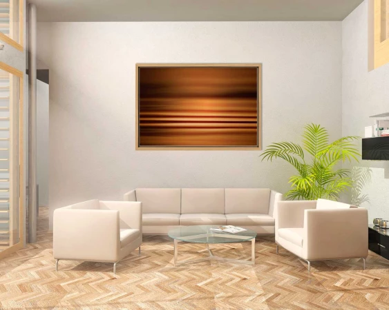 Example of a fine art print hanging on a wall and created by Ama Example of a fine art print hanging on a wall and created by Ama