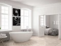 Example of a fine art print hanging on a wall and created by Ama Example of a fine art print hanging on a wall and created by Ama