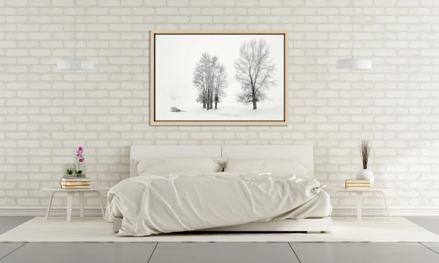 Example of a fine art print hanging on a wall and created by Ama Example of a fine art print hanging on a wall and created by Ama