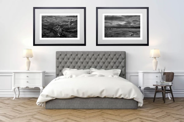 Example of a fine art print hanging on a wall and created by Ama Example of a fine art print hanging on a wall and created by Ama