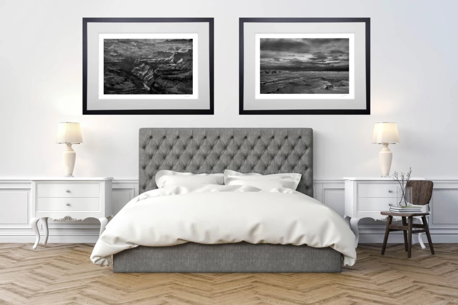 Example of a fine art print hanging on a wall and created by Ama Example of a fine art print hanging on a wall and created by Ama