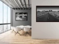 Example of a fine art print hanging on a wall and created by Ama Example of a fine art print hanging on a wall and created by Ama