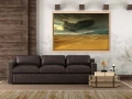 Example of a fine art print hanging on a wall and created by Ama Example of a fine art print hanging on a wall and created by Ama