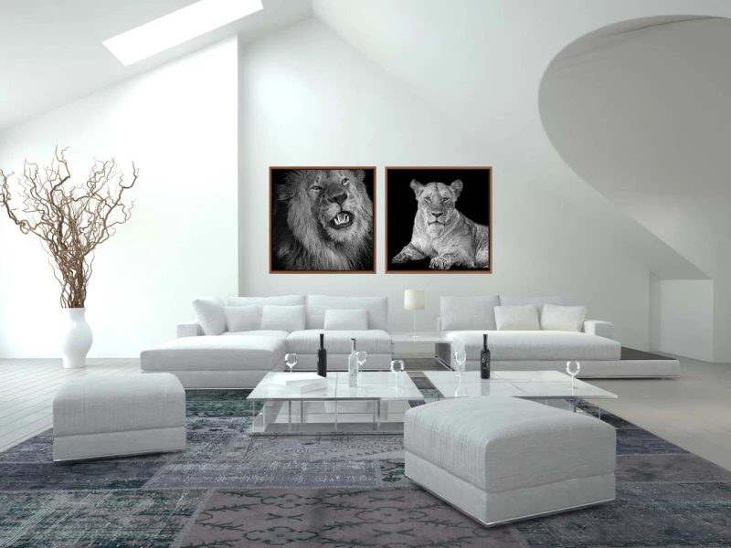 Example of a fine art print hanging on a wall and created by Ama Example of a fine art print hanging on a wall and created by Ama