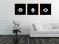 Example of a fine art print hanging on a wall and created by Ama Example of a fine art print hanging on a wall and created by Ama