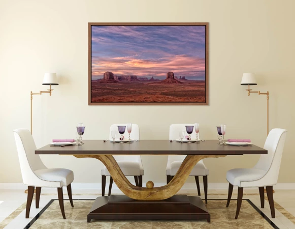 Example of a fine art print hanging on a wall and created by Ama Example of a fine art print hanging on a wall and created by Ama