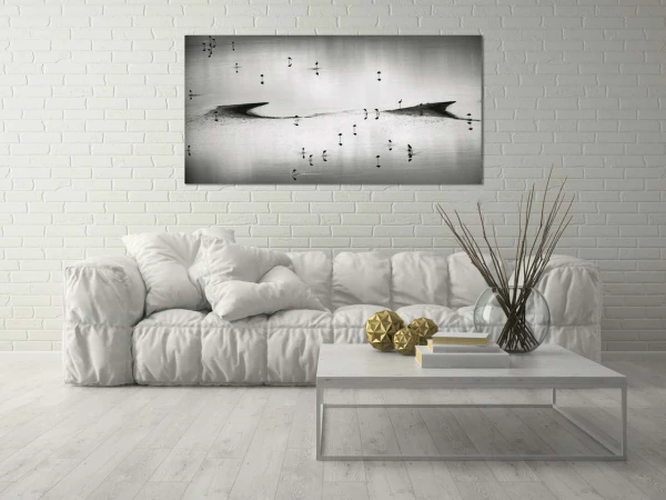 Example of a fine art print hanging on a wall and created by Ama Example of a fine art print hanging on a wall and created by Ama