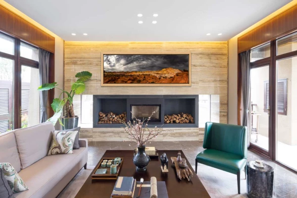 Example of a fine art print hanging on a wall and created by Ama Example of a fine art print hanging on a wall and created by Ama