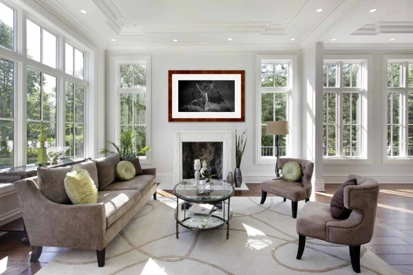 Example of a fine art print hanging on a wall and created by Ama Example of a fine art print hanging on a wall and created by Ama