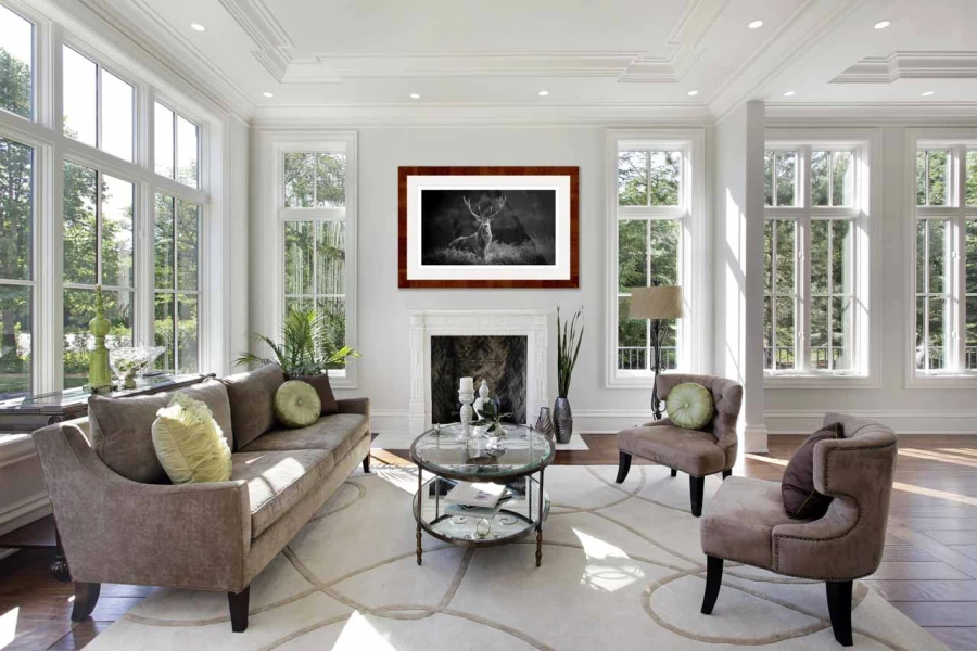 Example of a fine art print hanging on a wall and created by Ama Example of a fine art print hanging on a wall and created by Ama