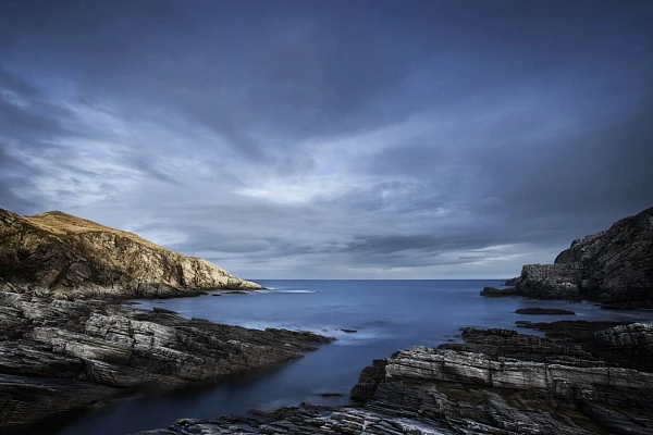 Storytelling, Copywriting, Script and Narration Seascape of the Northern of Sutherland in Scotland.
