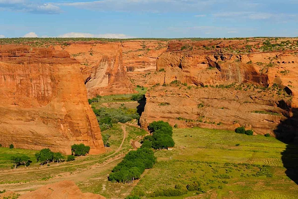 Canyon de Chelly in Arizona state, USA Landscape of Canyon de Chelly in Arizona.