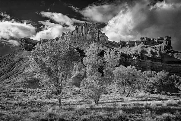 5 Ideas for Ranking the Genres of Photographers A landscape photo in black and white of the dome at Capitol Reef in Utah in United States.