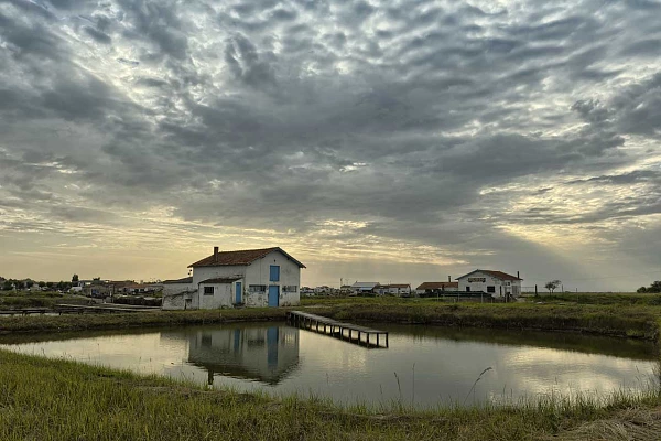 Knowing How to Wait Is an Essential Quality for a Photographer A photo that required  days waiting for the best weather conditions: a swampy area near  Royan in Charente-Maritime.