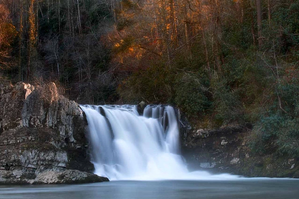 Why and How: Defining a Photograph This photograph of a waterfall in the Smoky Mountains is constructed with different elements. It evokes the time passing.
