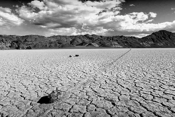 5 Good Reasons to Choose Fine Art Photography for your Photos A sailing stone in Race Track Playa in Death Valley in California.