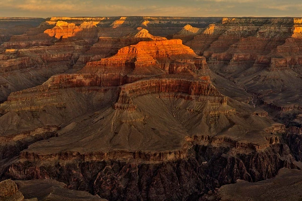 The Country Where the Wind Blows Free The south of Grand Canyon photographed at sunset.